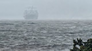 Navio gigante chegando no Rio Itajaí 10102024 [upl. by Ahsita544]