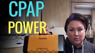 CPAP POWER Run your CPAP without Shore Power OR a Generator [upl. by Lejna]