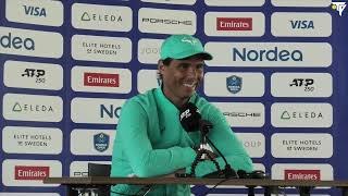 Rafael Nadal Full Press Conference Båstad  157 2024 [upl. by Krystin664]