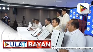 PBBM sinaksihan ang alliance signing sa pagitan ng PFP at Nacionalista Party [upl. by Forkey]