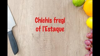 How to cook  Chichis fregi of lEstaque [upl. by Nyllij]