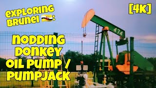 🇧🇳 The Nodding Donkey Oil Pump  The Pumpjack  Exploring Brunei Travel Vlog 28  brunei pumpjack [upl. by Faustus]