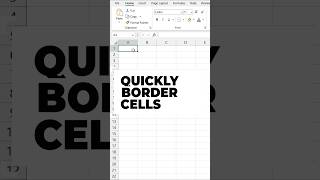 Select 10000 Cells in Just 1 Second in Excel 💥Border cells quickly 💯excelshorts exceltricks excel [upl. by Eteragram]