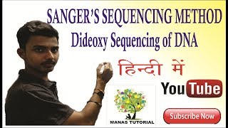 Sanger Sequencing Method dideoxy sequencing of DNAHow Sanger sequencing of DNA sequencing [upl. by Alphonsine648]