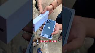 iphone 12 mini 📲 unboxing 🔥💯 miniblock shorts unboxing [upl. by Lime]