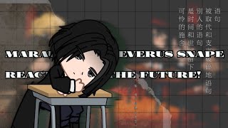 Marauders  Severus Snape reaction to the future 36 Harry Potter Gacha club [upl. by Garey997]