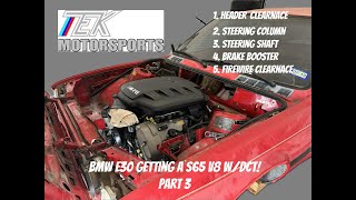 BMW E30 swapping in a S65 V8 wDCT Part 3 [upl. by Lilly]