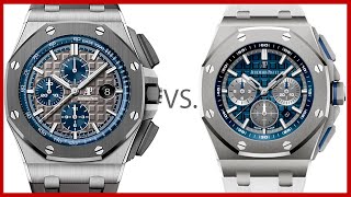 ▶Audemars Piguet Royal Oak Offshore Titanium 44mm vs 42mm  COMPARISON 26400IO VS 26480TI [upl. by Rockafellow]