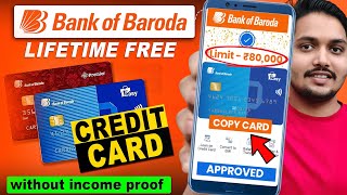 BOB Credit Card Online Apply 2024  Bank Of Baroda Credit Card  Bank Of Baroda Credit Card Apply [upl. by Arorua]