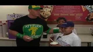 Cold Stone Creamery and WWE MakeAWish Ice Cream Social [upl. by Trebla]