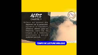 ACTES CHAPITRE 11 LECTURE BIBLIQUE [upl. by Froma]