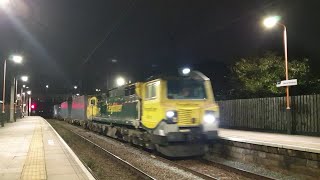 70015 BESCOT OVERNIGHT 200824 [upl. by Eneleahs]