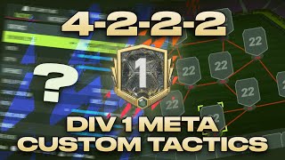 FIFA 22 MOST META 4222 CUSTOM TACTICS AND INSTRUCTIONS BEST PRO CUSTOM TACTICS AND INSTRUCTIONS [upl. by Aydne]