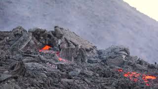 Pacaya Volcano Degassing amp Lava Flows [upl. by Yawnoc]