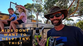 MDC Robson XTT Off Road Campertrailer  Setting up with kids [upl. by Zirtaeb]