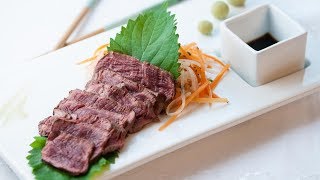 How to Make Beef Sashimi  Beef Tataki Recipe  Beef Sahimi  Beef Tataki [upl. by Nessaj807]