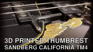 3D Printed Thumbrest for Sandberg California TM4 [upl. by Ycnej]