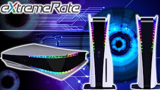 Hardware  eXtremeRate RGB LED Strip für PS5 Konsole 7 Farben 29 Effekte [upl. by Desma896]