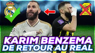 KARIM BENZEMA de retour au REAL MADRID  AL ITTIHAD veut le VENDRE [upl. by Oiratnom837]