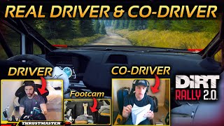 A Real CoDriver Reads Me Pacenotes In DiRT Rally 20 [upl. by Delanos]