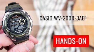 HANDSON Casio Wave Ceptor WV200R3AEF [upl. by Naltiak403]