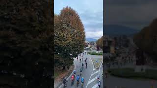 GRAN FONDO FELICE GIMONDI partenza di 2000 cicloamatori da Cantù allalba [upl. by Secor]