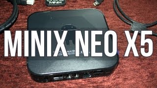 Test Minix Neo X5  Mini PC Android [upl. by Retnyw]