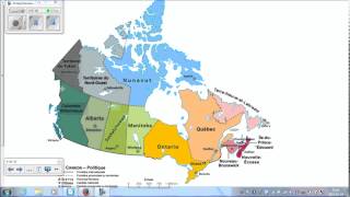 Canada Provinces territoires et capitales [upl. by Heins]