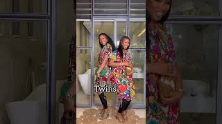 Chinenye Nnebe and Ijeoma Nnebe are twins ❤️ viral shorts twins [upl. by Nohtanoj]