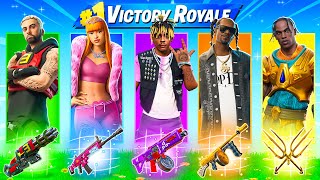 The RANDOM MUSIC ICON Challenge in Fortnite [upl. by Wettam]