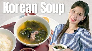 Korean Food Expert Reveals the SECRET to Delicious Seaweed Soup🇰🇷  ASMR mukbang [upl. by Cavanaugh764]