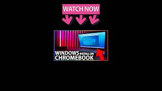 How to install Windows 10 on Chromebook in 1 Minute [upl. by Rolfston420]