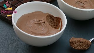 Mousse chocolatsans beurre ni sucre ajouté [upl. by Isidore]