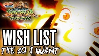 Naruto Ultimate Ninja Storm Revolution  Top 10 Most Wanted Characters [upl. by Frankie]