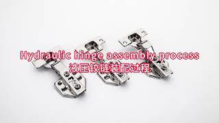 hinge assembly machine soft closing hinge fully automatic assembly cabinet hinge [upl. by Eeslek]