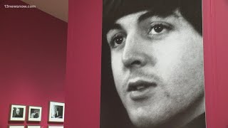 Paul McCartneys personal photos of The Beatles on display at The Chrysler Museum of Art [upl. by Ahseuqram]