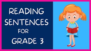 PRACTICE READING SENTENCES for GRADE 3  Power Up Your Reading Skills [upl. by Annalise]