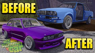 Restoring BMW E30 in My Summer Car [upl. by Aerdnat]