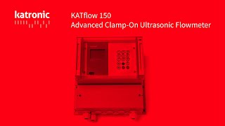 KATflow 150 Advanced ClampOn Ultrasonic Flowmeter [upl. by Nwadrebma268]