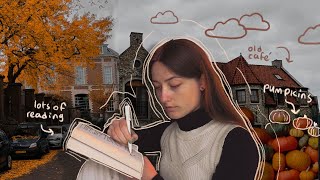 transitioning to fall dark academia tbr amp thrift bookshops 🌞🍂 reading vlog [upl. by Daphie74]