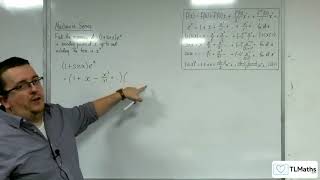 ALevel Further Maths D607 Maclaurin Series Using the Expansions Example 2 [upl. by Ares]