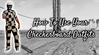 How To Use Your Checkerboard Outfits After The Drug Wars Update In GTA Online [upl. by Llehcram905]