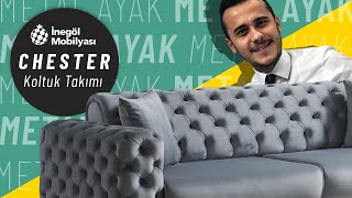 İnegöl Mobilya Chester Koltuk Takımı  Mobilyamevime [upl. by Danni]