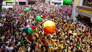 Impresionante ambiente durante el cañonazo de Fiestas de Aranda 2015 [upl. by Inalak]