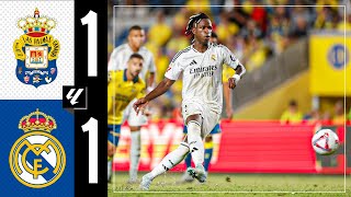 HIGHLIGHTS  Las Palmas 11 Real Madrid  LaLiga 202425 [upl. by Elleret]