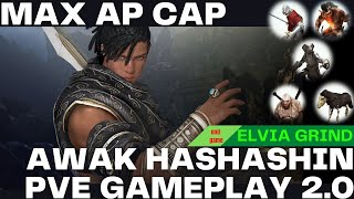 BDO Hashashin Awakening PVE Max AP Gameplay in Elvia Server [upl. by Eronel]