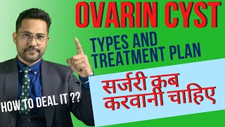 Ovarian Cyst Types and Treatment according to size [upl. by Anitnuahs]