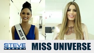 Do Miss Universe and Miss Colombia forgive Steve  STEVE HARVEY [upl. by Eniamat]