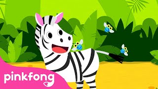 🦓Zebra  Canções de Animais  Pinkfong Canções para Crianças [upl. by Greenleaf]