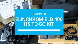 2016 Elinchrom ELB 400 One HS To Go Kit Unboxing [upl. by Lolly869]